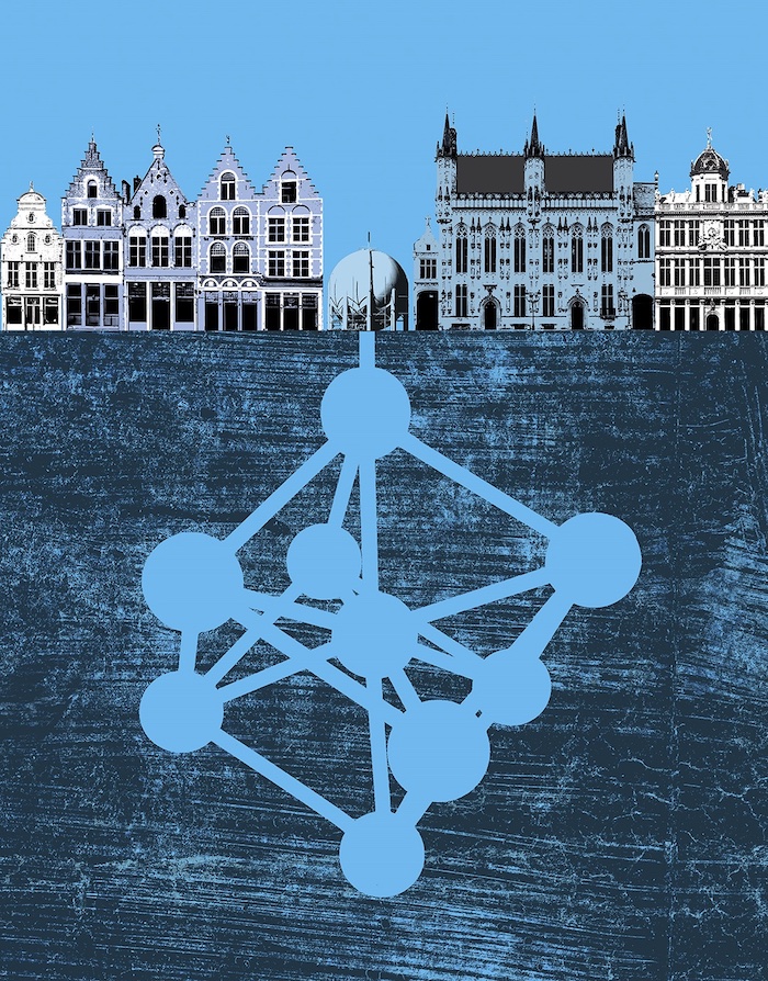 hydrogen Belgium illustration